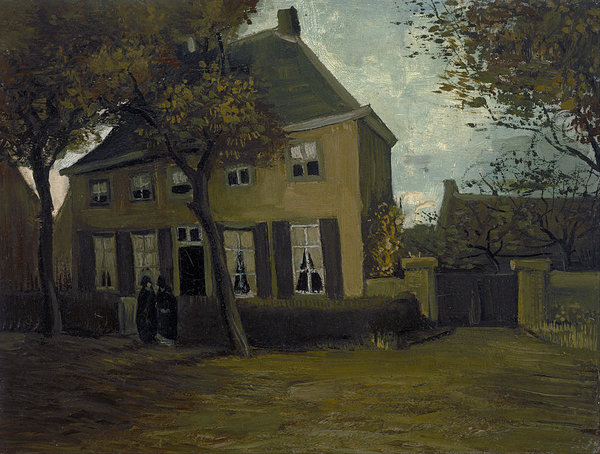 1-the-vicarage-at-nuenen-vincent-van-gogh
