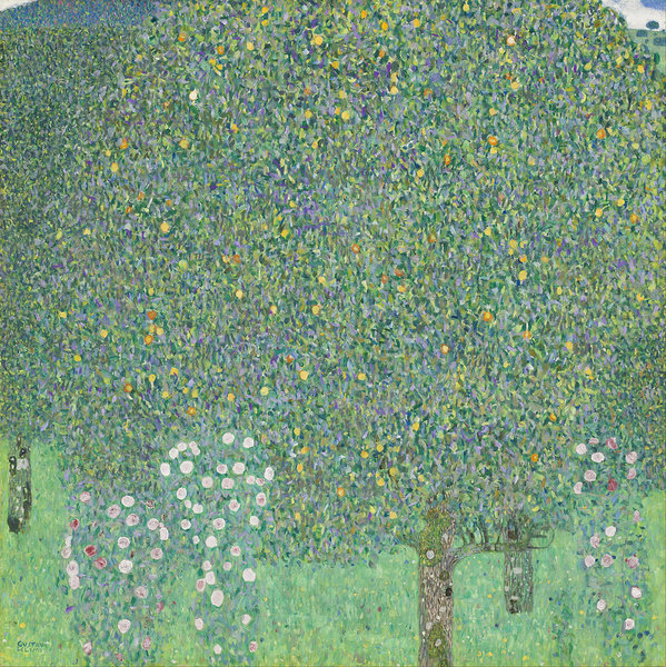 1-rosebushes-under-the-trees-gustav-klimt