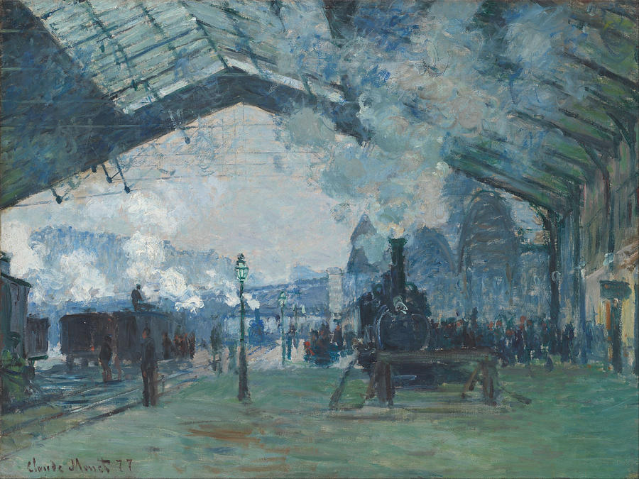 Claude Monet Arrival Of The Normandy Train