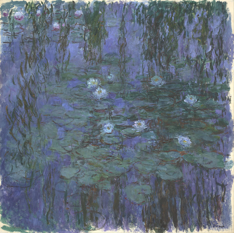 Claude Monet Blue Water Lilies