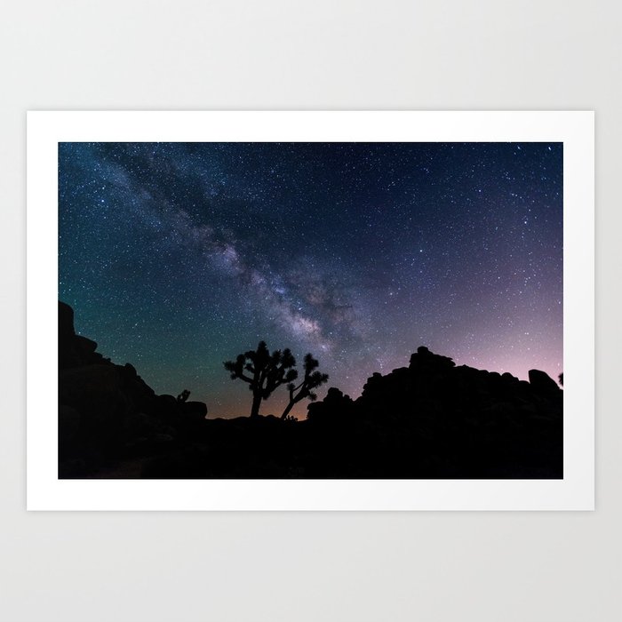 Desert Night Sky Photography Art Print