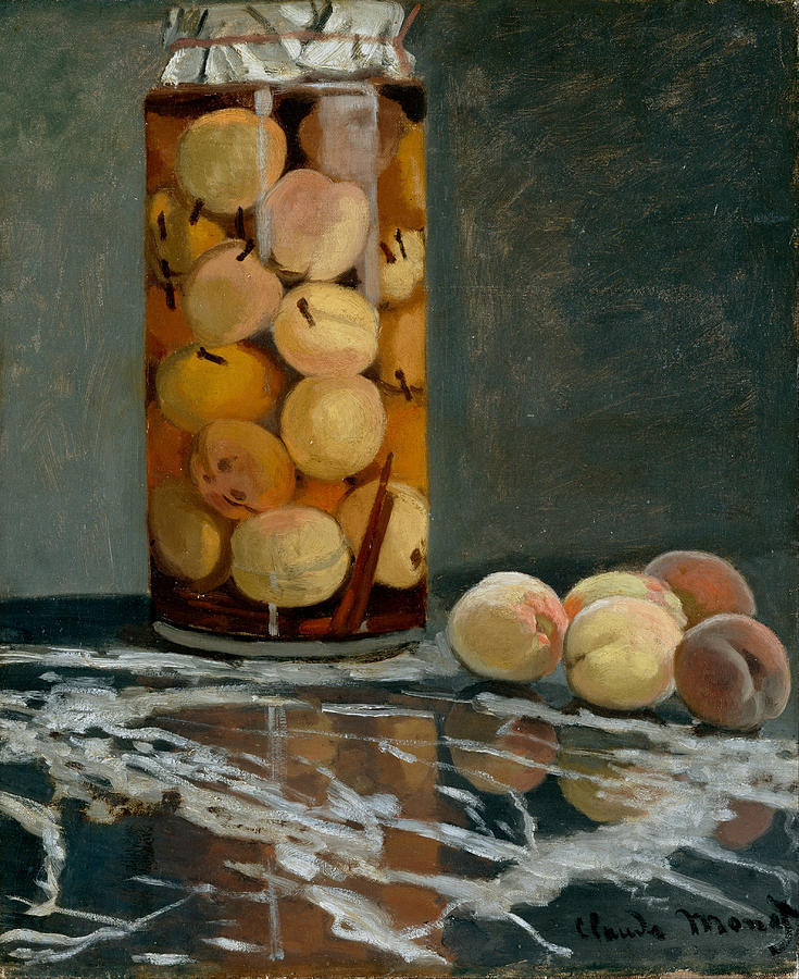 Claude Monet Jar Of Peaches