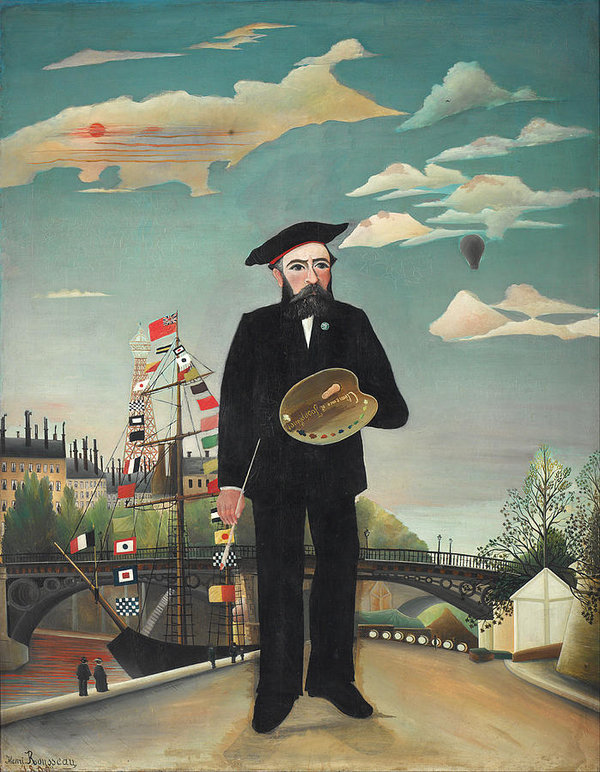 Henri Rousseau Myself: Portrait - Landscape