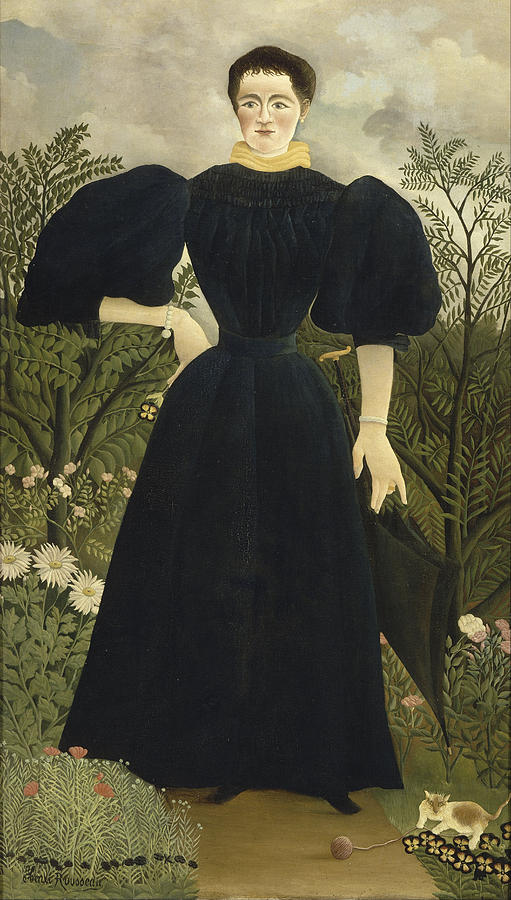Henri Rousseau Portrait Of Madame M