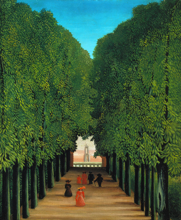 Henri Rousseau The Avenue In The Park At Saint Cloud