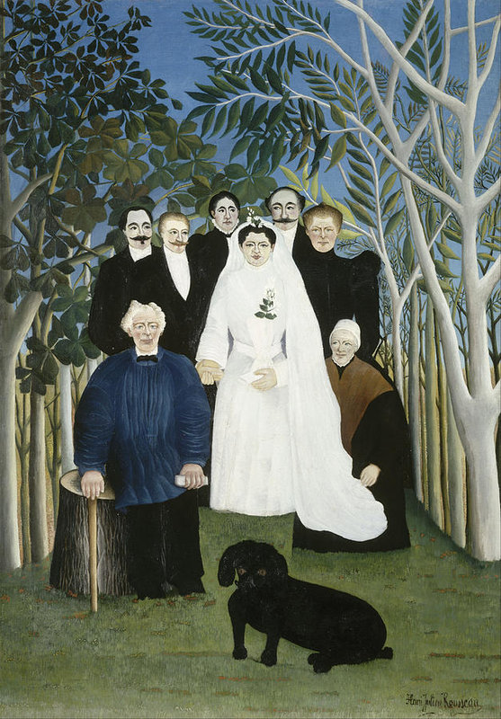 Henri Rousseau The Wedding Party