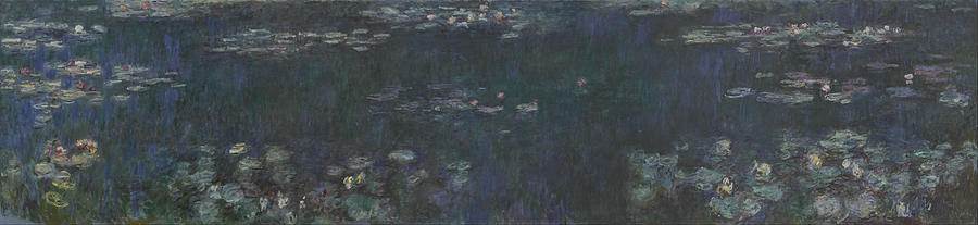 Claude Monet The Water Lilies, Green Reflections