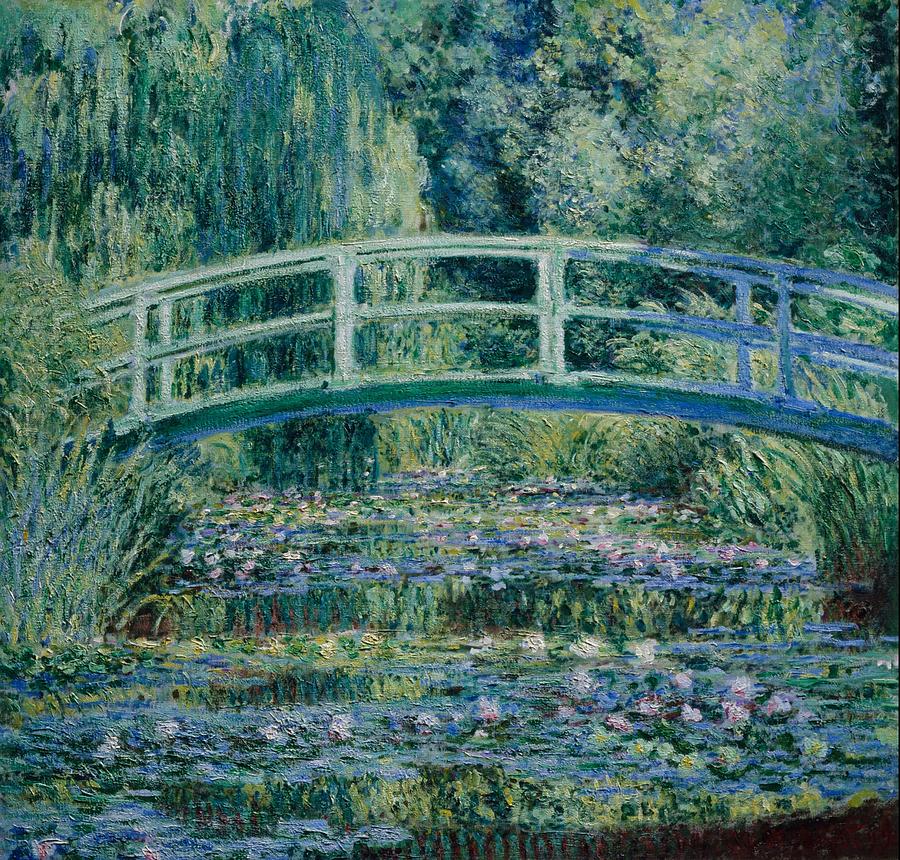 Claude Monet Water Lilies And Japanese Bridge