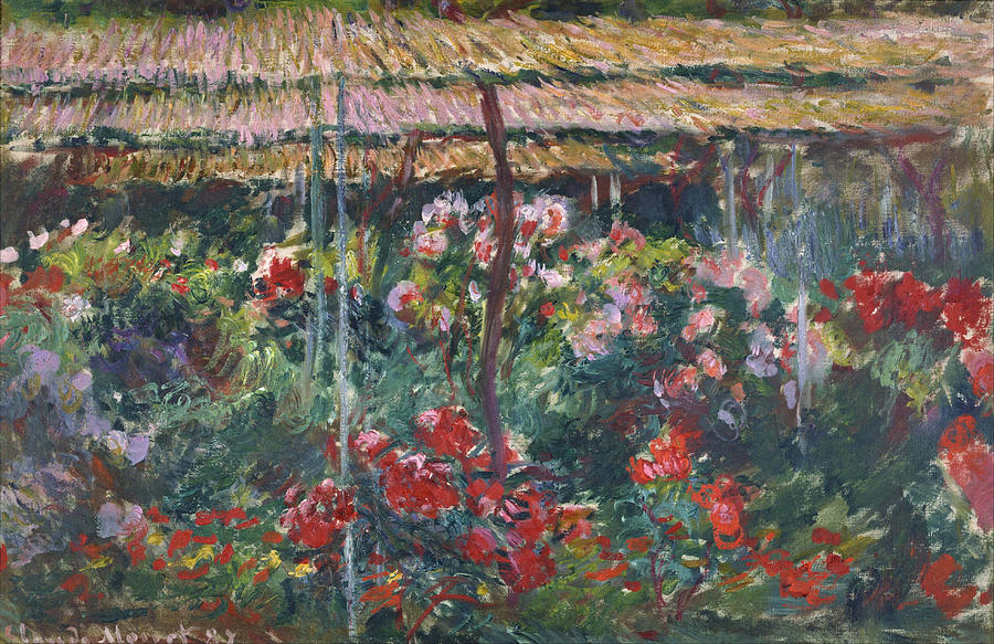 Claude Monet Peony Garden