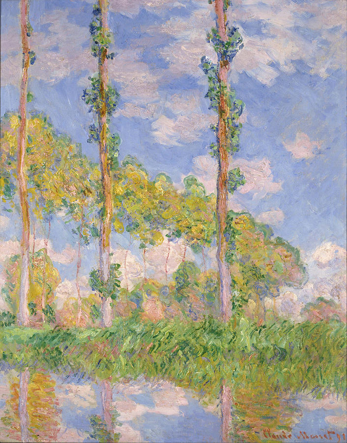 Claude Monet Poplars In The Sun