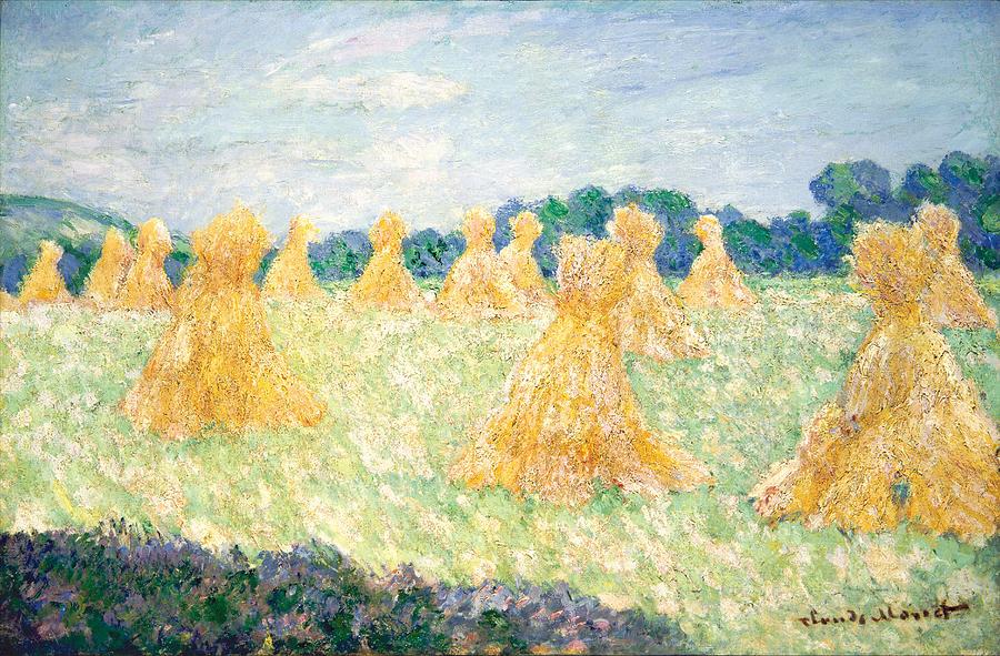 Claude Monet The Young Ladies Of Giverny