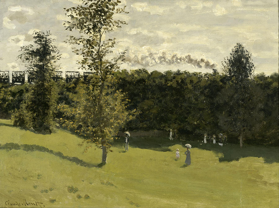 Claude Monet Train In The Countryside