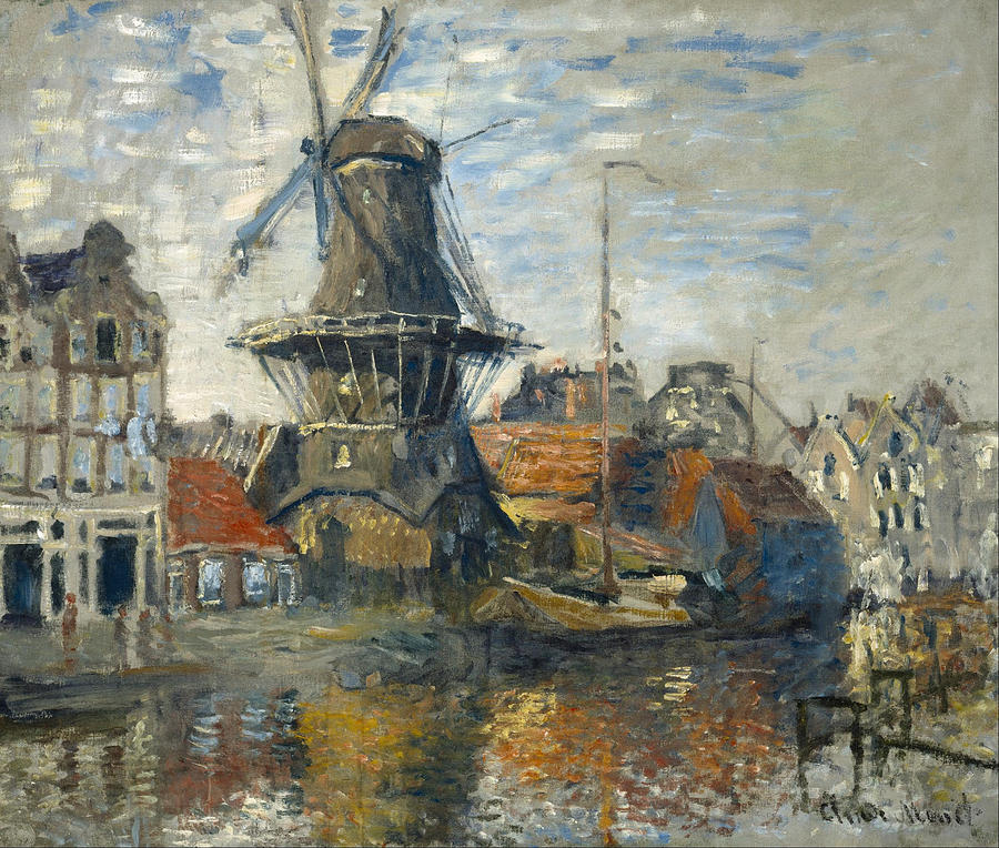 Claude Monet Windmill